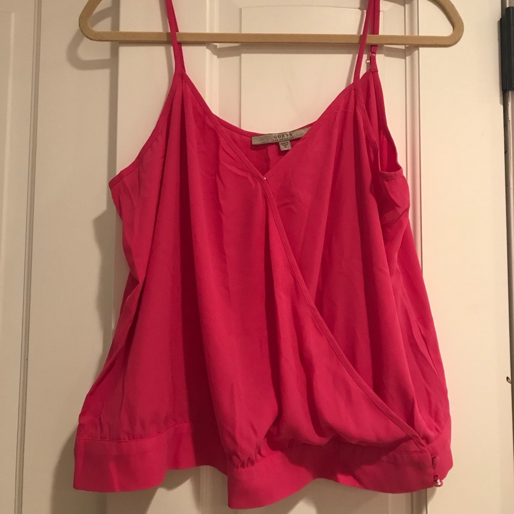 Hot pink tank
